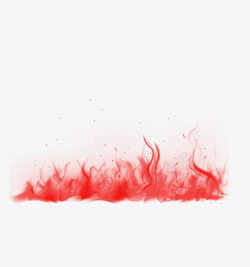 红色烟雾火焰花火素材