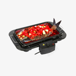 红色电烤机平面素材