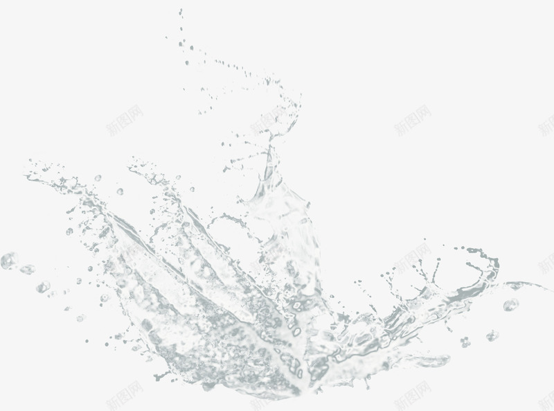 透明水花png免抠素材_88icon https://88icon.com 水溅 水珠 滴落 透明 透明水滴