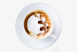 冬日暖人热饮热咖啡白色咖啡杯素材
