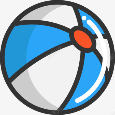 球球免抠素材沙滩球图标图标