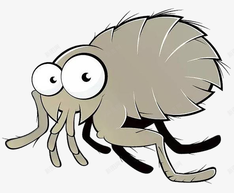 卡通寄生虫png免抠素材_88icon https://88icon.com 卡通的 可怕的 咬人的 寄生虫 手绘的 病毒 细菌