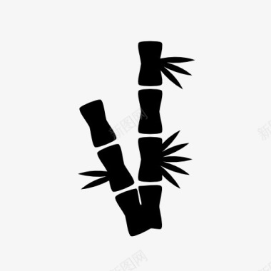竹子矢量竹子图标图标