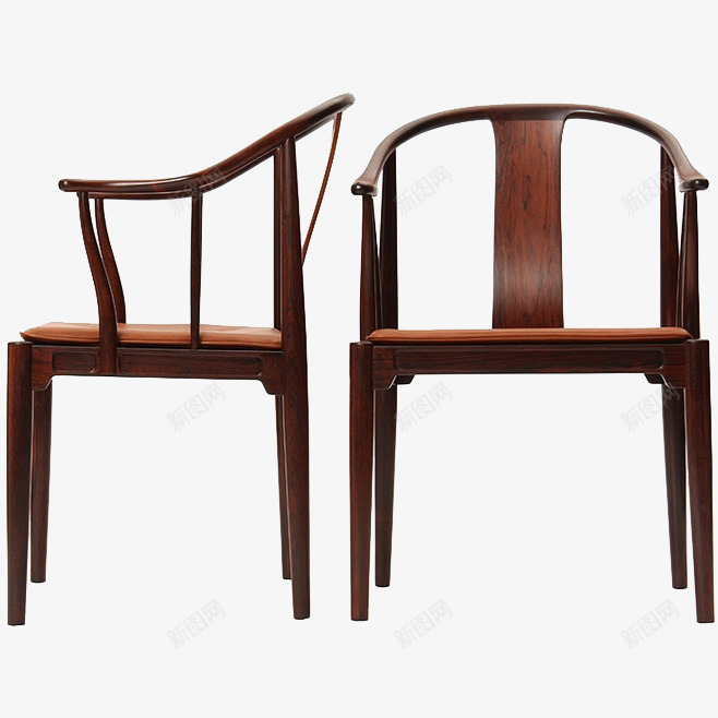 棕色木椅png免抠素材_88icon https://88icon.com 家具 木椅 棕色 椅子