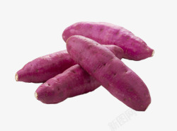 根茎紫薯高清图片