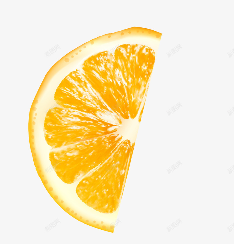 黄色美味橘子片png免抠素材_88icon https://88icon.com 一瓣橘子 果实 桔子 橙子 美味水果 装饰图案 黄色橘子片