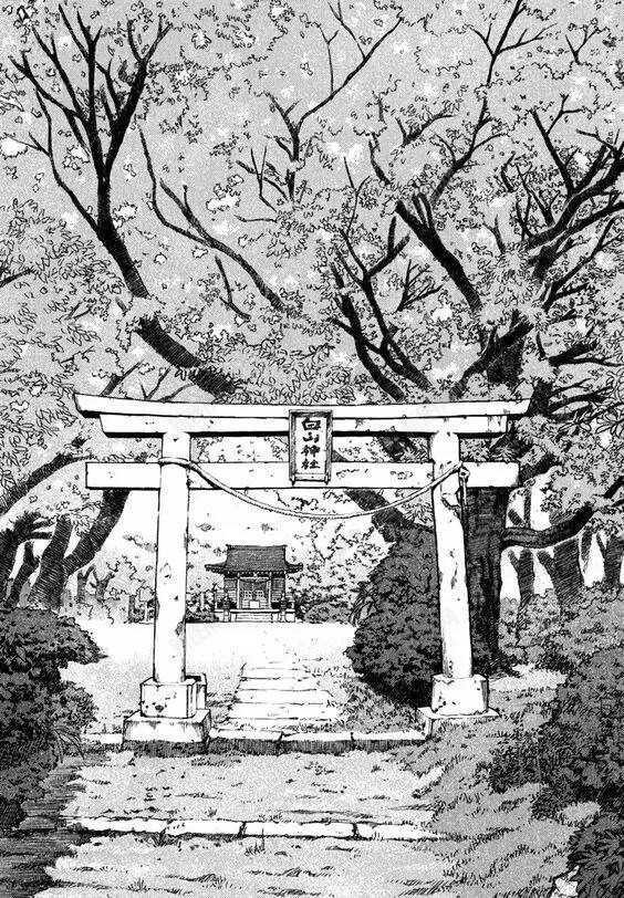 樱花神社背景png免抠素材_88icon https://88icon.com 建筑 樱花 背景