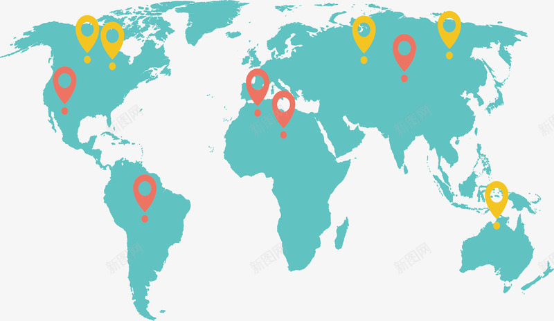 绿色世界地图分布图矢量图ai免抠素材_88icon https://88icon.com 世界地图 分布 分布图 定位符 矢量png 绿色地图 矢量图