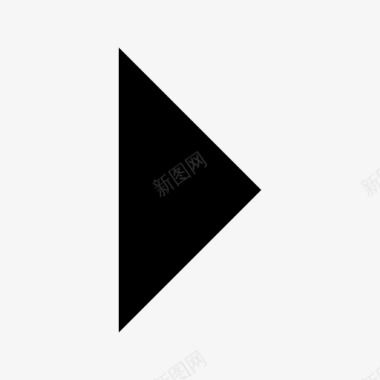 分享按钮播放按钮三角形符号图标图标