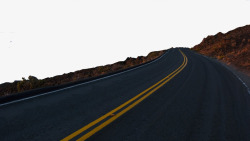 CAD道路断面山地马路高清图片