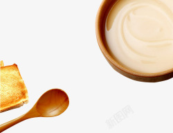 蜂蜜面包素材