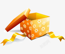 礼物盒子方形素材