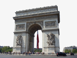 雄伟法国凯旋门高清图片