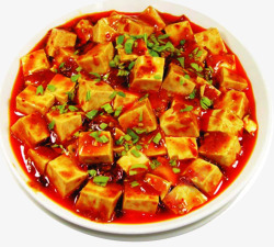 中式美食麻婆豆腐高清图片