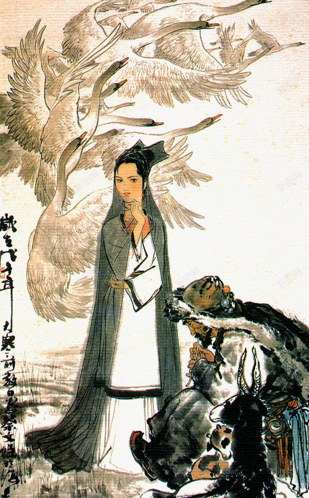 国画美女png免抠素材_88icon https://88icon.com 中国画 典雅端庄 古代女子 唯美 美女 美女肖像画