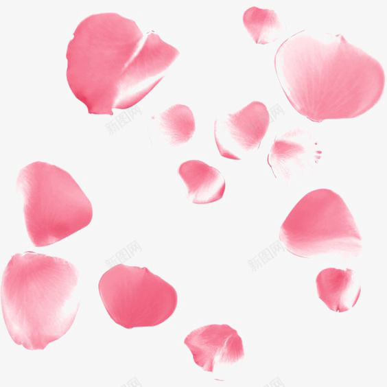 水彩粉色花瓣png免抠素材_88icon https://88icon.com 水墨花朵 水墨花瓣 花瓣 飘落的花瓣