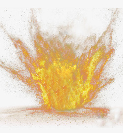 手绘飞溅的爆炸物微粒素材
