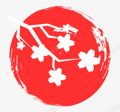 日式料理圆形日本元素图标图标