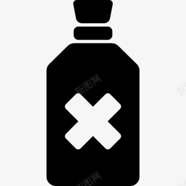 毒药瓶图标图标
