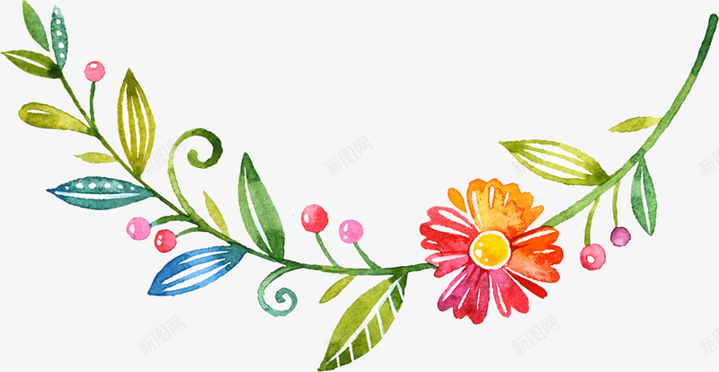 手绘卡通水彩花边png免抠素材_88icon https://88icon.com 婚礼卡片设计 手绘复古花边 手绘精致花边 水墨水彩花纹 浪漫水彩花朵 花边插画元素