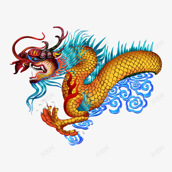 端午节龙舟贴图元素png免抠素材_88icon https://88icon.com 端午节 贴图元素 龙 龙舟