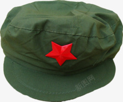 军帽五星红军帽绿色高清图片