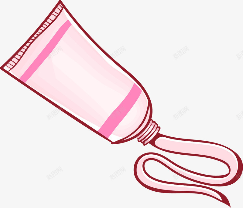 粉色洗面奶png免抠素材_88icon https://88icon.com 化妆品 化妆品简笔画 卡通 女性用品 手绘 洗面奶 洗面奶插图 粉色