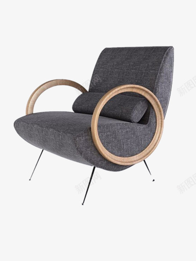 创意时尚沙发png免抠素材_88icon https://88icon.com 个性 创新 家具 家具装饰 家居 家居设计 时尚 沙发 灰色 简洁物品 简约 设计