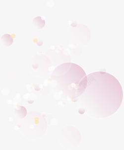 简约泡泡粉色梦幻光圈高清图片