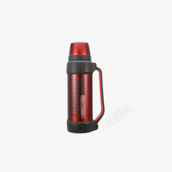 富光保温壶304不锈钢热水瓶红色素材