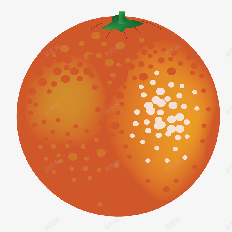卡通橙子矢量图ai免抠素材_88icon https://88icon.com 卡通 可爱 平面设计 手绘 插画 橙子 水果 矢量图