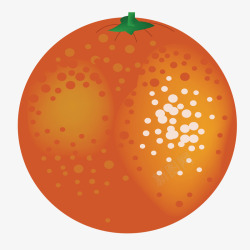 卡通橙子矢量图素材