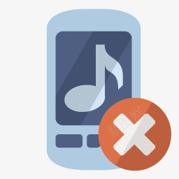 手机铃声关闭flaticons图标图标