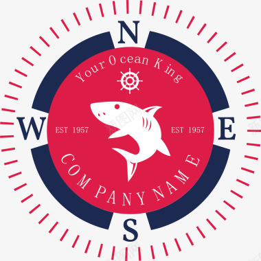 美容logo设计捕鱼公司logo图标图标