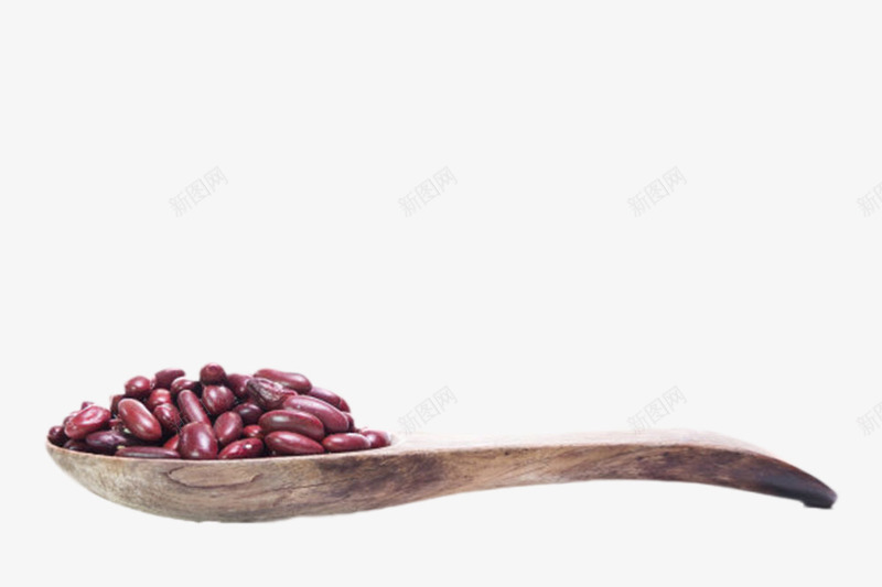 装满红豆的木汤勺实物png免抠素材_88icon https://88icon.com 侧面 勺子 器具 容器 工具 木汤勺 木质 盛装 舀取 装满 豆类