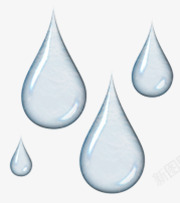 下雨元素水滴高清图片