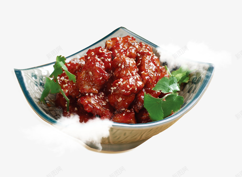 糖醋排骨png免抠素材_88icon https://88icon.com 糖醋排骨 美食 餐饮