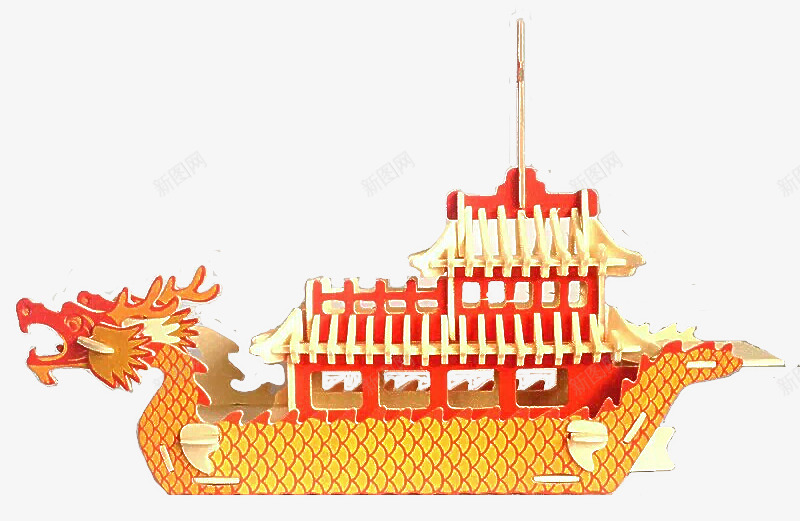 龙舟DIY西雅png免抠素材_88icon https://88icon.com 端午 西雅 龙舟 龙舟拼图 龙舟模型