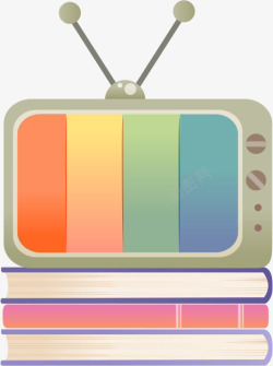 电视机矢量图素材