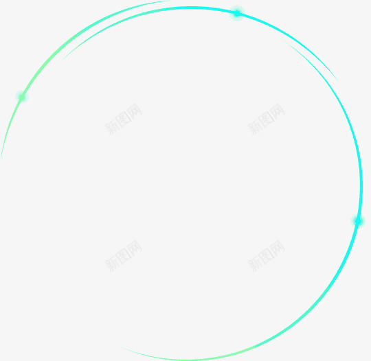 蓝色炫光圆形边框png免抠素材_88icon https://88icon.com 光点 变幻 弯曲光 炫光 炫酷 特效 科技 蓝色光圈