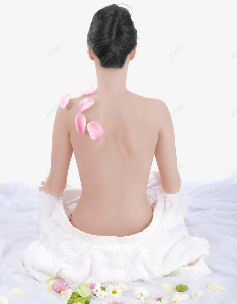 SPA背部美体png免抠素材_88icon https://88icon.com SPA 美体 背部 背部写真 身体