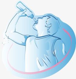 维生素补充运动喝水解渴高清图片