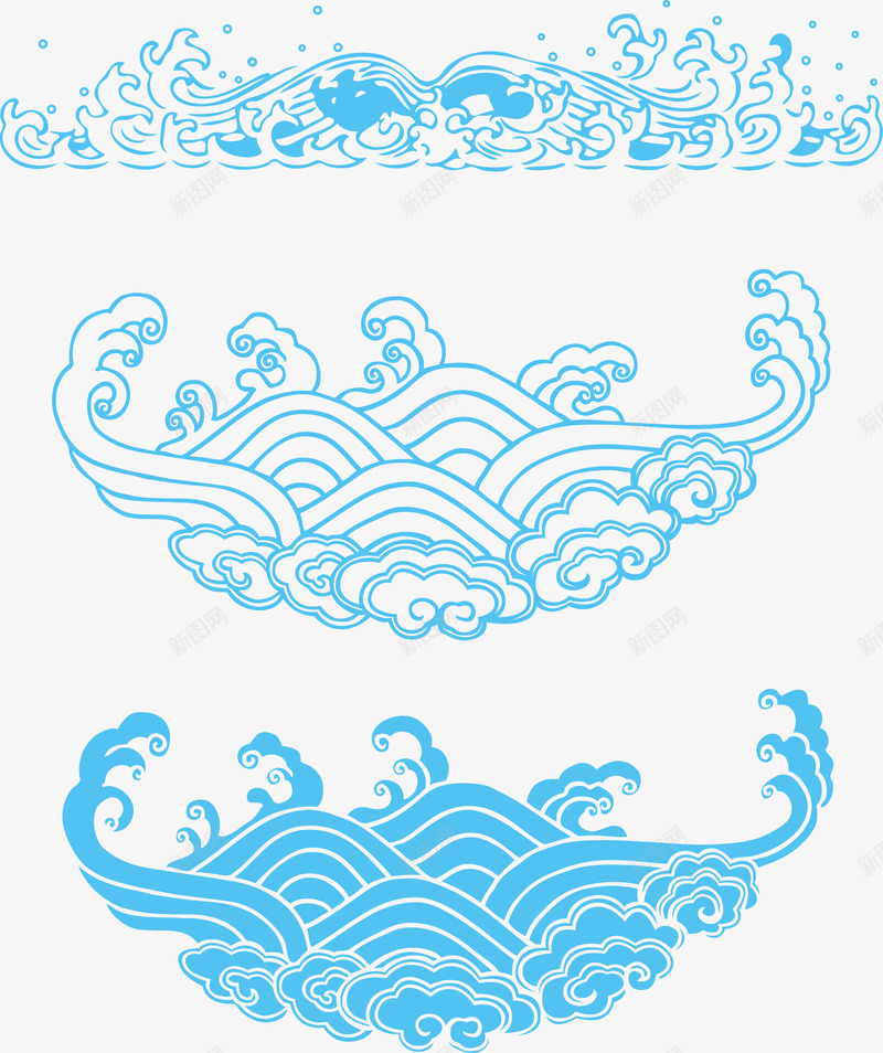 祥云水纹png免抠素材_88icon https://88icon.com 云朵底纹 古典云纹 如意纹 水纹 波浪花纹 流水纹 海波纹png 祥云