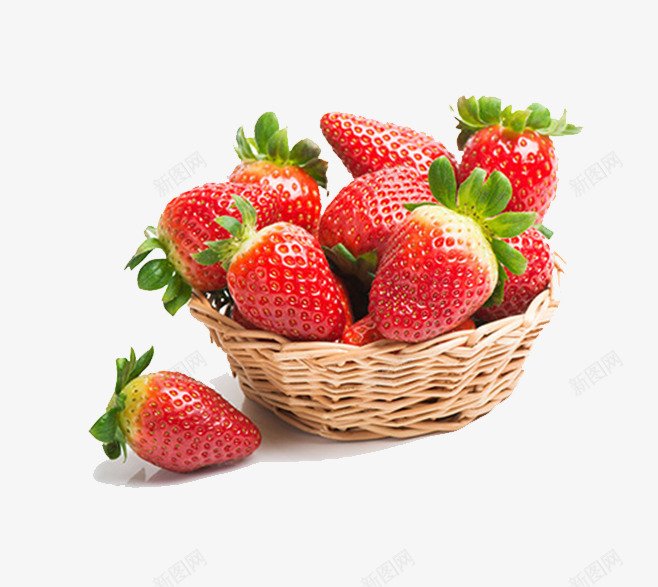 一筐草莓png免抠素材_88icon https://88icon.com 一筐草莓 健康水果 水果 真实水果 草莓