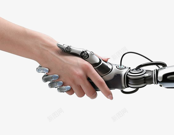 人类和机器人握手png免抠素材_88icon https://88icon.com 友好 手掌 手机 机器人 机器人手 机械手掌 机械手臂 科技