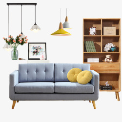 坐席创意手绘家具摆件沙发书柜材图案高清图片