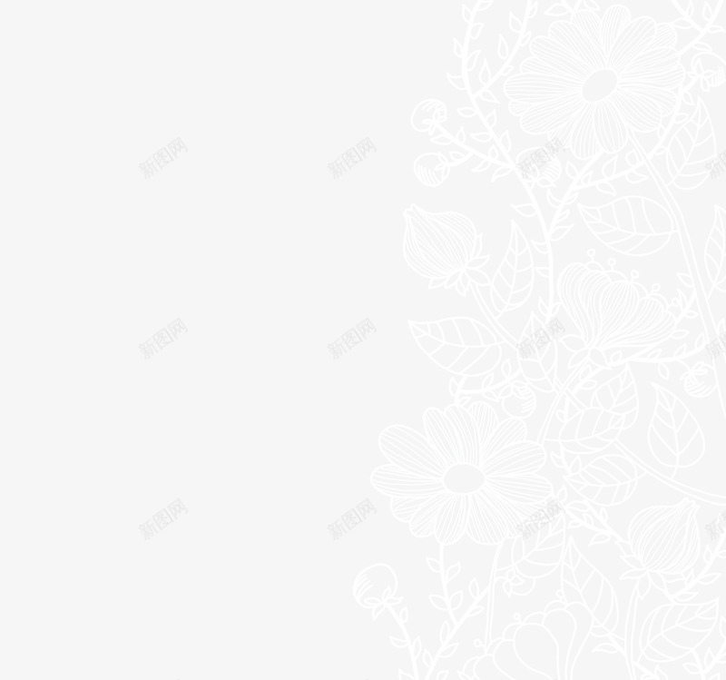 蕾丝花纹纹样边框png免抠素材_88icon https://88icon.com 欧式花边 清新植物 纹样 花边 蕾丝 装饰边框