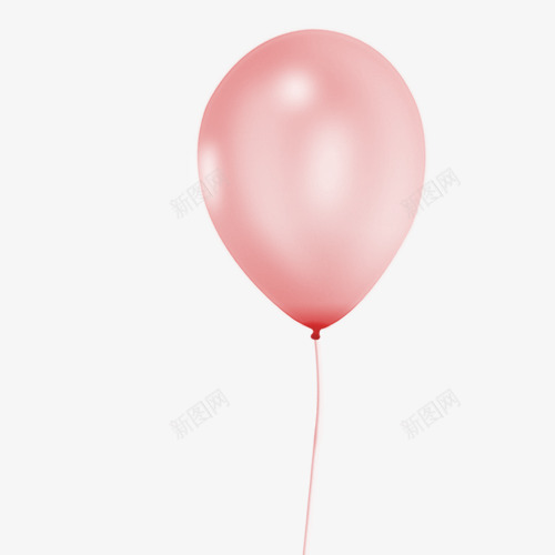 粉色的气球png免抠素材_88icon https://88icon.com 一颗气球 实物 日用 气球 粉色 飞起来的气球
