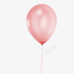 一颗气球粉色的气球高清图片
