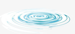 水蓝色水珠蓝色圆形水波纹图案高清图片
